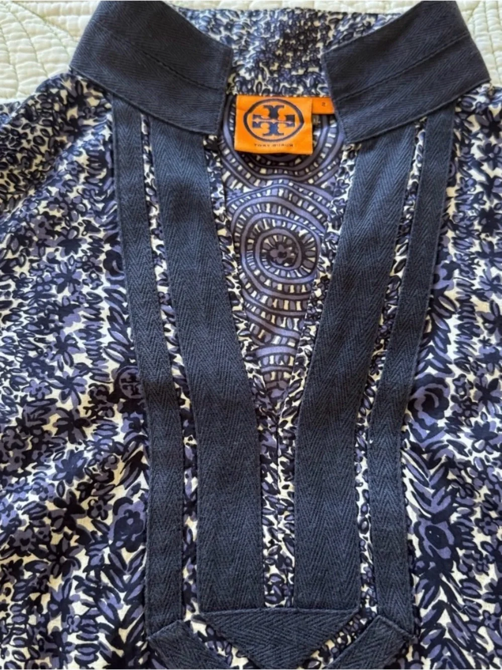Tory Burch Tunic Top Size 2
